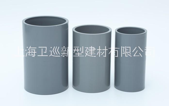 上海市upvc直接塑料英制管箍内径60厂家upvc直接塑料英制管箍内径60接头日标管2寸直通