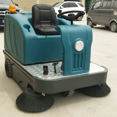 冠儒AJ-1500扫地车电动驾驶式中型扫地车工厂路面扫地机图片