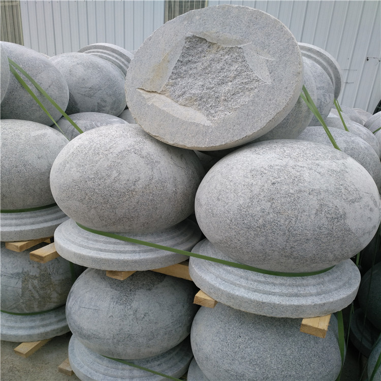 供应石球  花岗石头圆球 石鼓图片