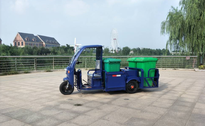 厂家供应新能源保洁环卫四桶垃圾车图片