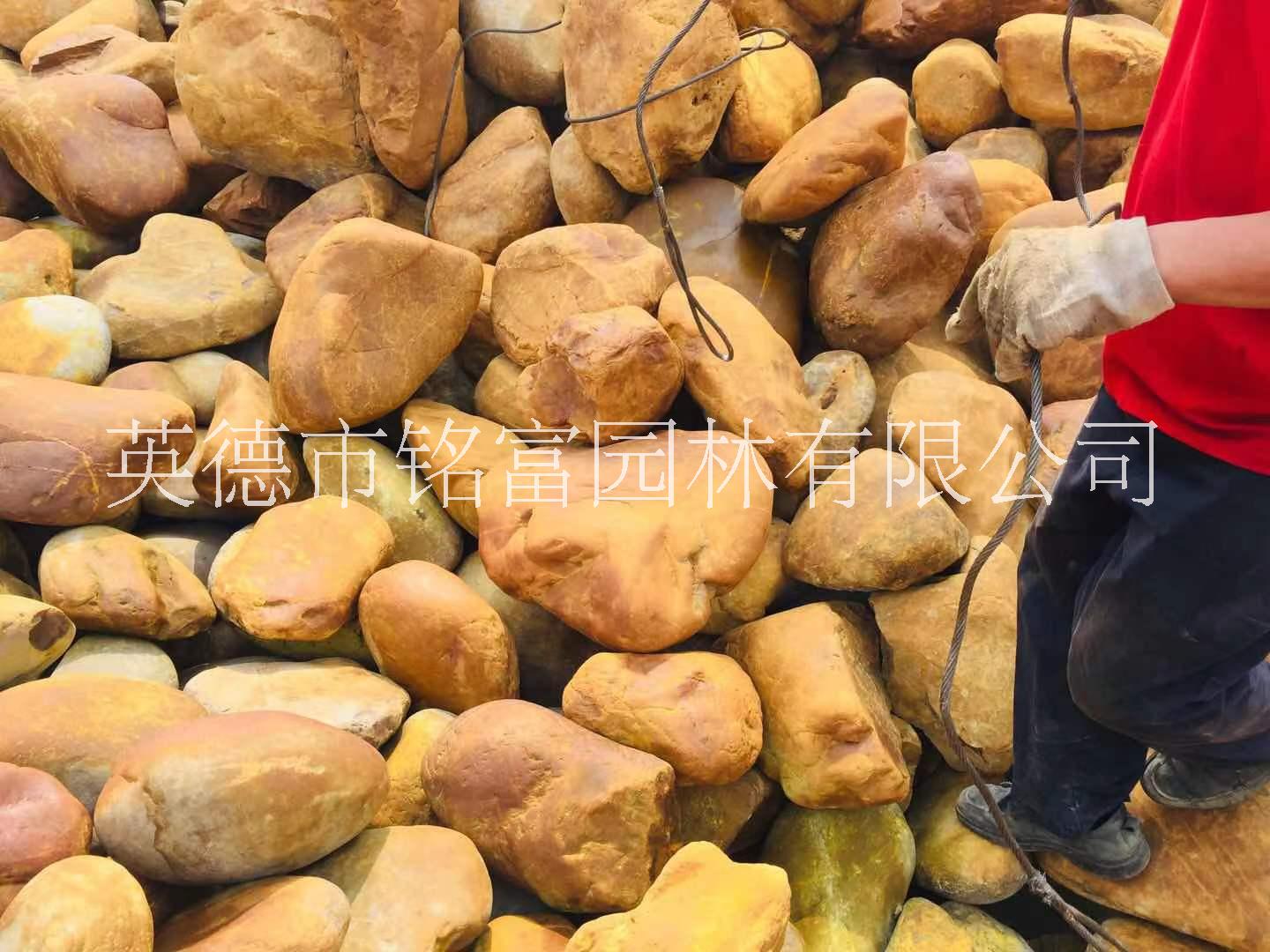 广西黄蜡石 黄蜡石假山 黄蜡石摆件价格 景观黄蜡石厂家图片