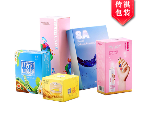 郑州包装盒设计印刷生产  白卡盒银卡盒硬纸板盒 化妆品包装盒图片