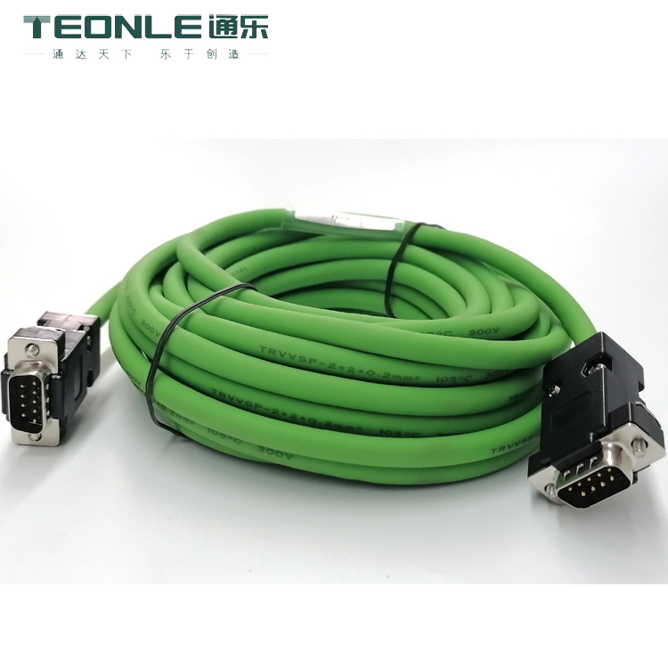 上海市双绞屏蔽拖链电缆厂家TEONLE4芯TRVVSP双绞屏蔽拖链电缆