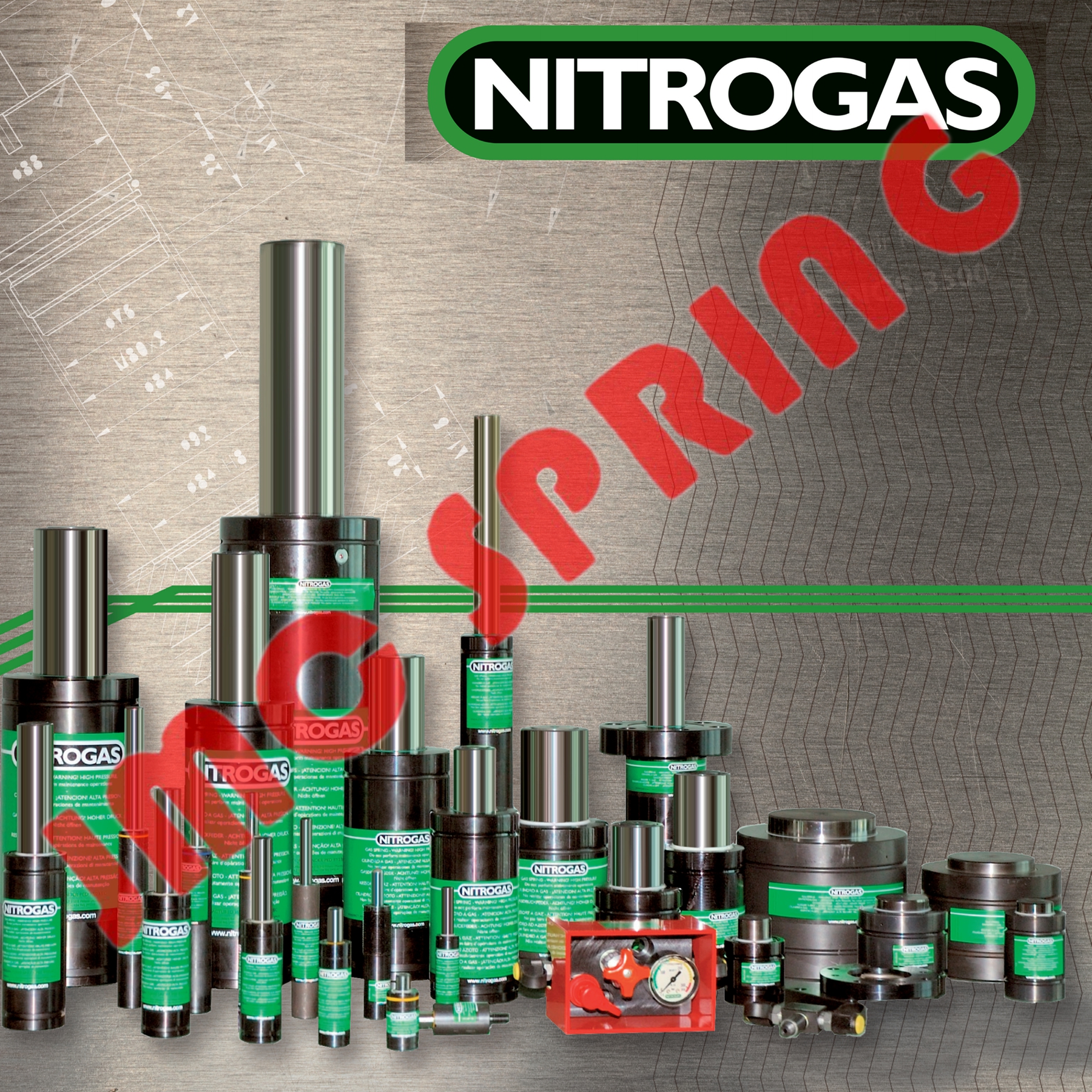 西班牙NITROGAS氮气弹簧、原装西班牙NITROGAS氮气缸