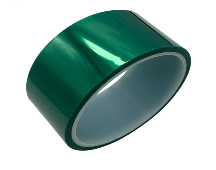 耐高温PET绿色胶带  定制耐高温电镀喷涂遮蔽保护PET硅胶带