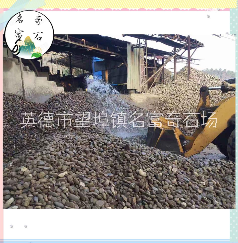 博罗鹅卵石铺路，广州鹅卵石厂家，过滤石鹅卵石铺面图片