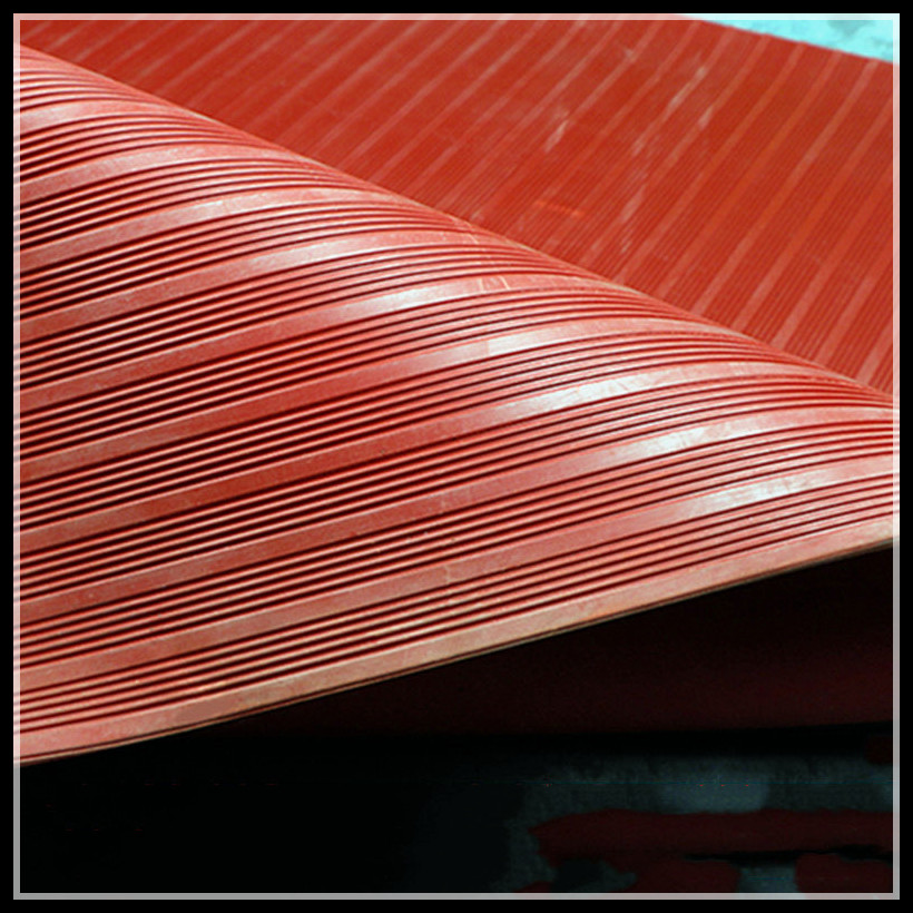 哈尔滨电力35kv绝缘胶垫价格 5mm红色绝缘胶垫