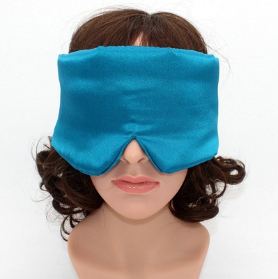 加大加厚眼罩大真丝眼罩可定LOGO加厚跨境纯色护眼罩