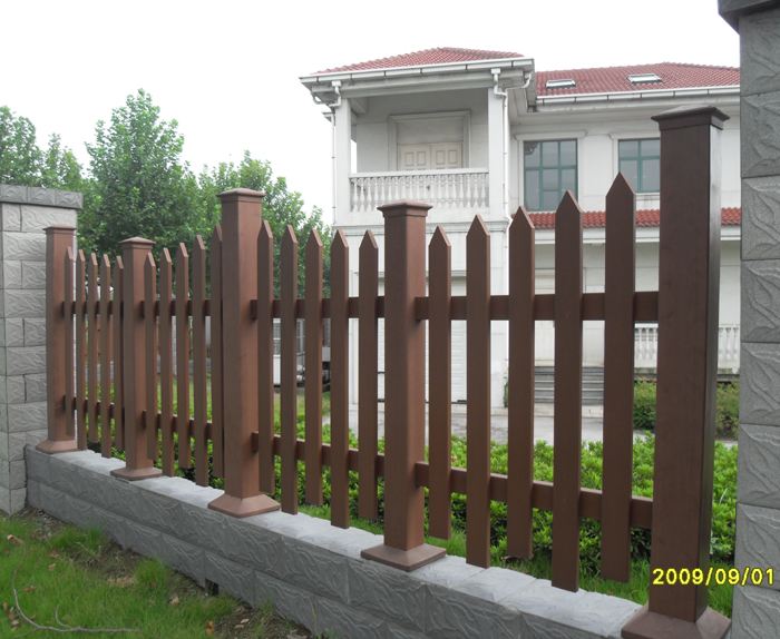 海口仓库批发塑木栏杆和塑木栅栏