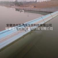 供应用于景观坝的河南洛阳长45米高4.5米液压坝图片