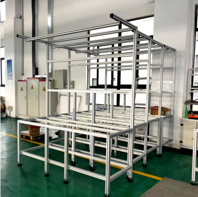 南京市液晶设备工作防护框架厂家工业铝型材框架液晶设备工作防护框架