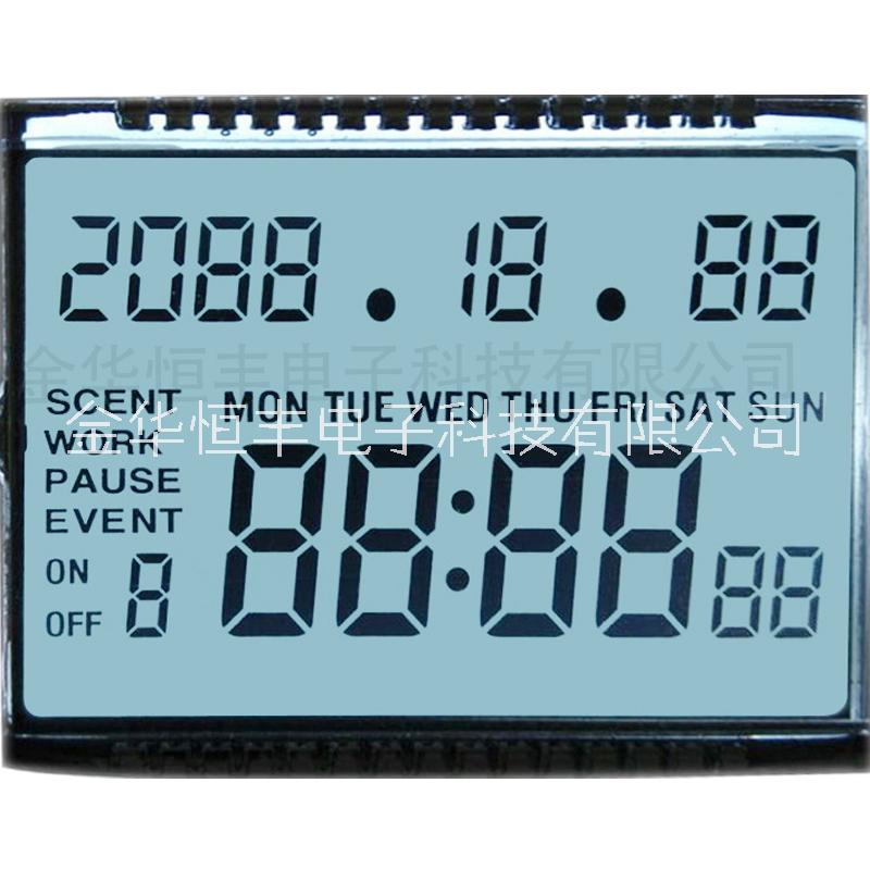 计时器控制板LCD液晶屏定制生产电池电压计量仪表LCD液晶屏美容仪器显示屏图片