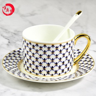 欧式陶瓷咖啡杯碟套装 创意骨瓷红茶杯英式咖啡杯子 礼品可定logo