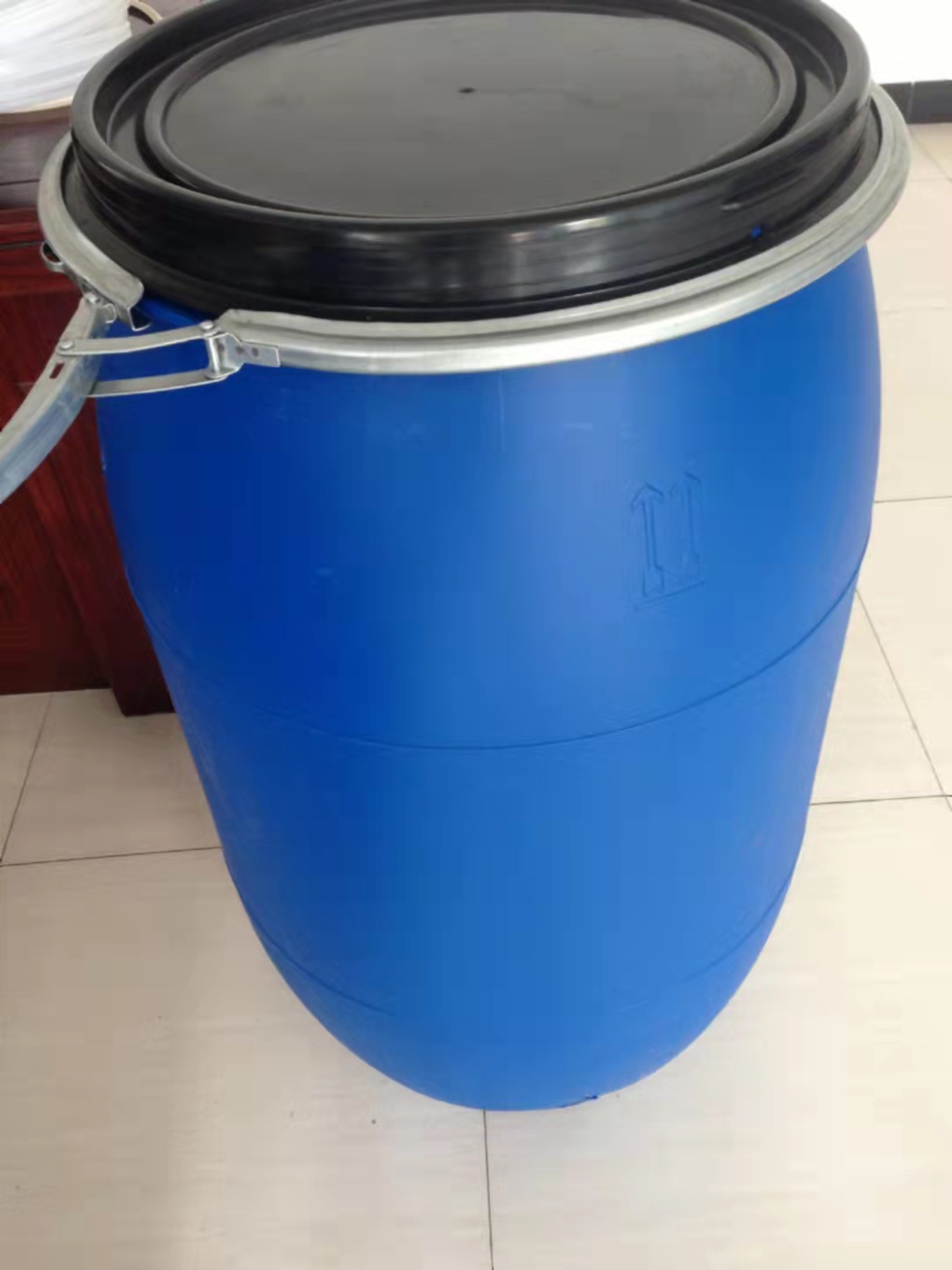 塑料桶120公斤开口化工抱箍桶批发