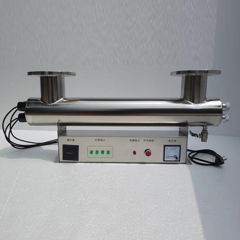 RZ型管道式紫外线消毒器二次供水处理设备  RZ型紫外线消毒器图片