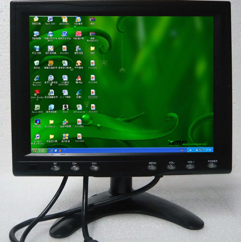 漳州市柯斯达8寸显示器厂家柯斯达8寸1024*768触摸屏显示器安防监控桌面式 电子显微镜监视器 柯斯达8寸显示器