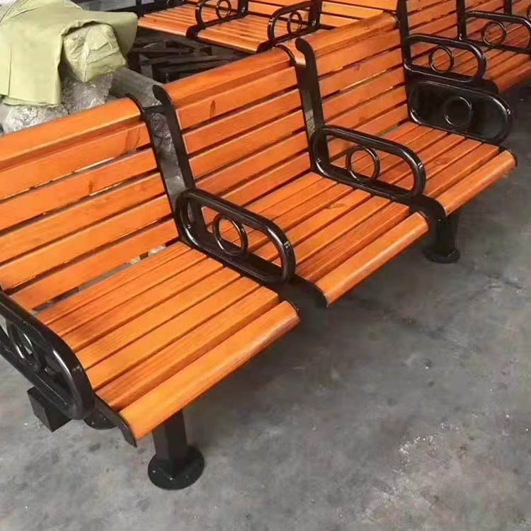 现货供应 北京铁艺公园椅 天津园林户外公园椅 北京公园椅户外长椅 匠心工艺图片