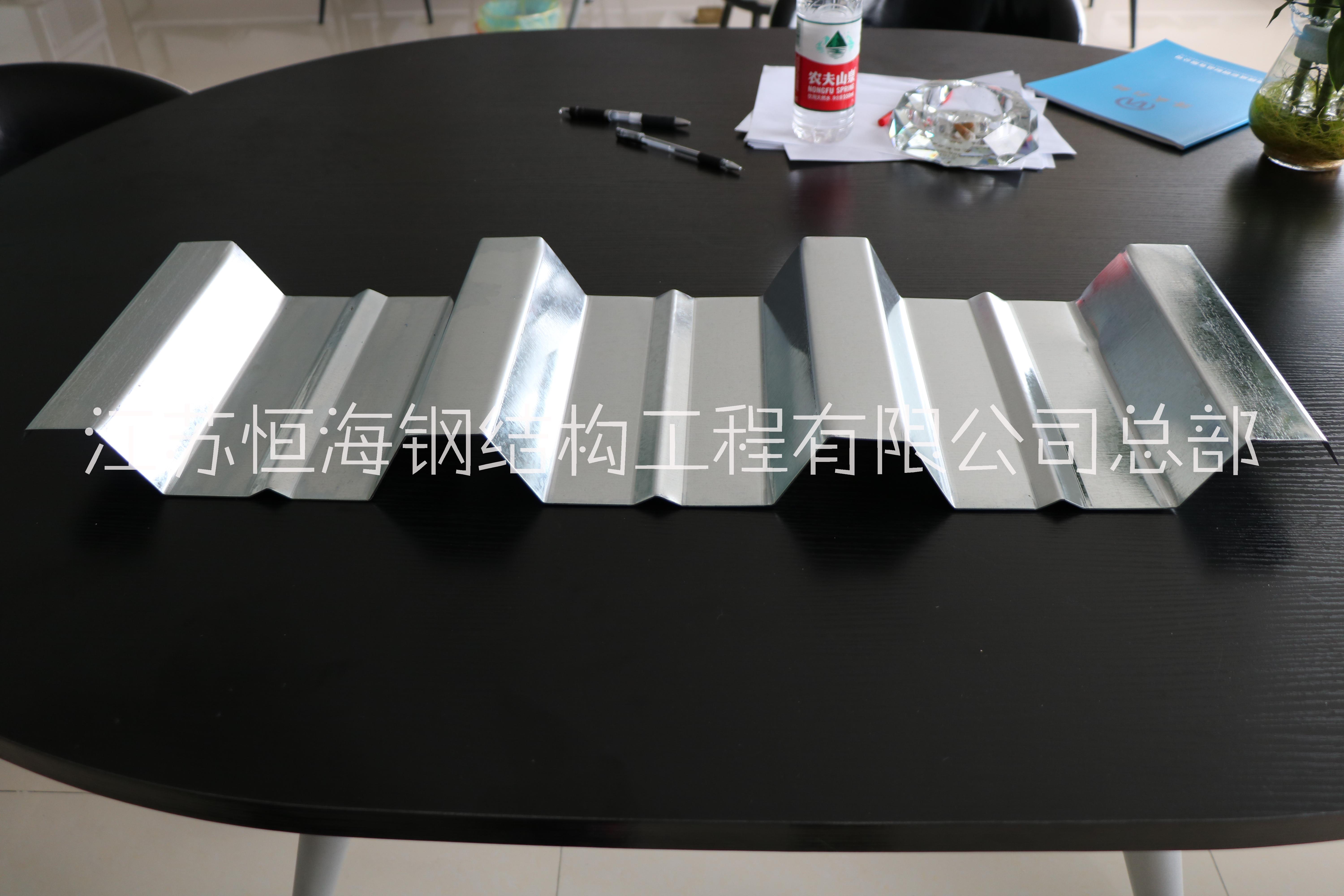 供应YX51-250-750楼承板 定制750型开口镀锌压型钢板图片