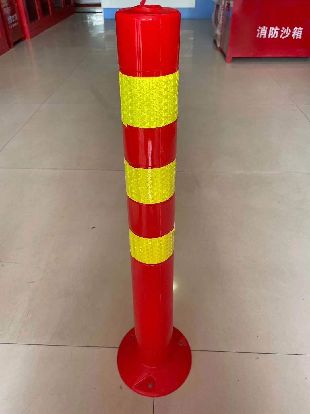 道路警示柱塑料反光弹力柱塑料警示柱隔离桩