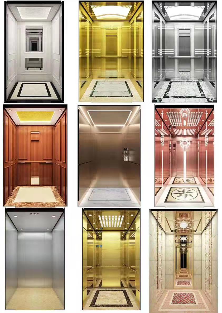 北京别墅电梯装饰山东电梯轿厢装潢河南电梯内部翻新装修施工图片