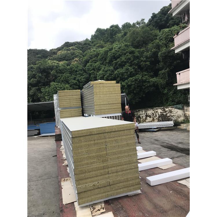 龙辉净化岩棉彩钢板生产厂家 彩钢板销售