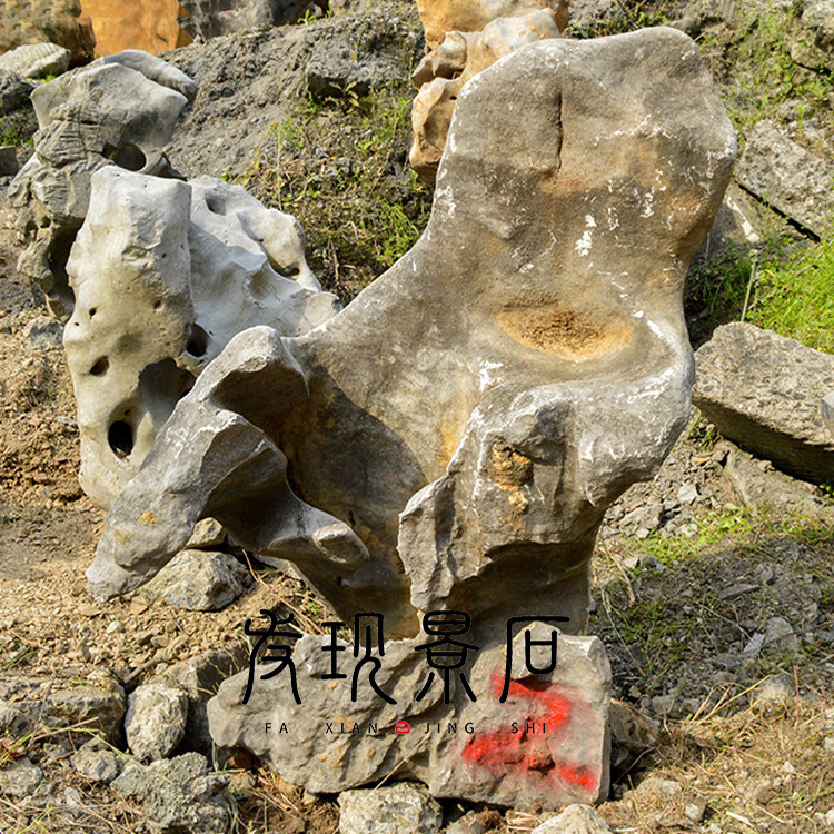 杭州景观石太湖石窟窿石自然石 奇石假山石原石
