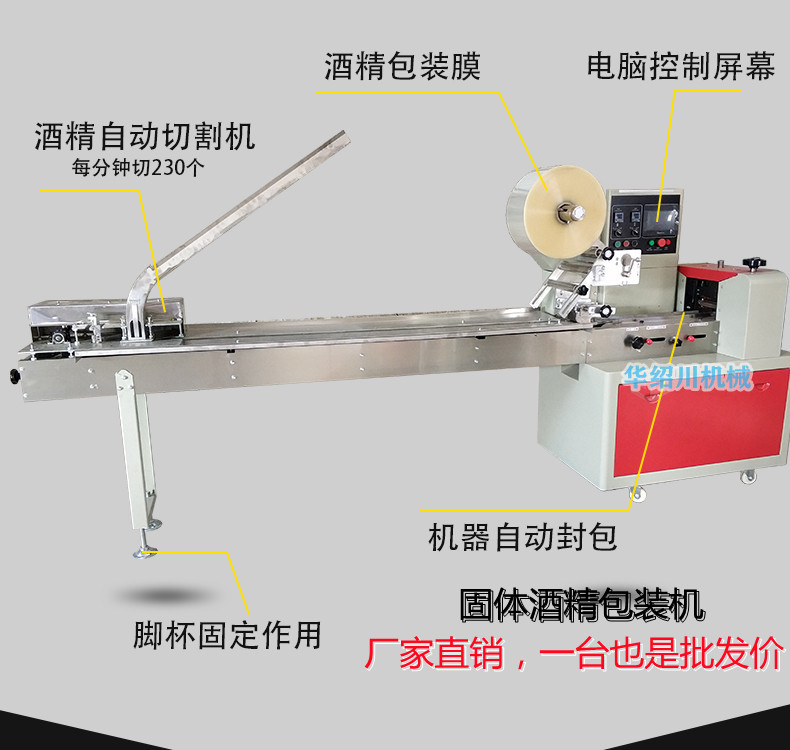 固体酒精块生产设备华绍川SC-250S固体蜡生产线图片