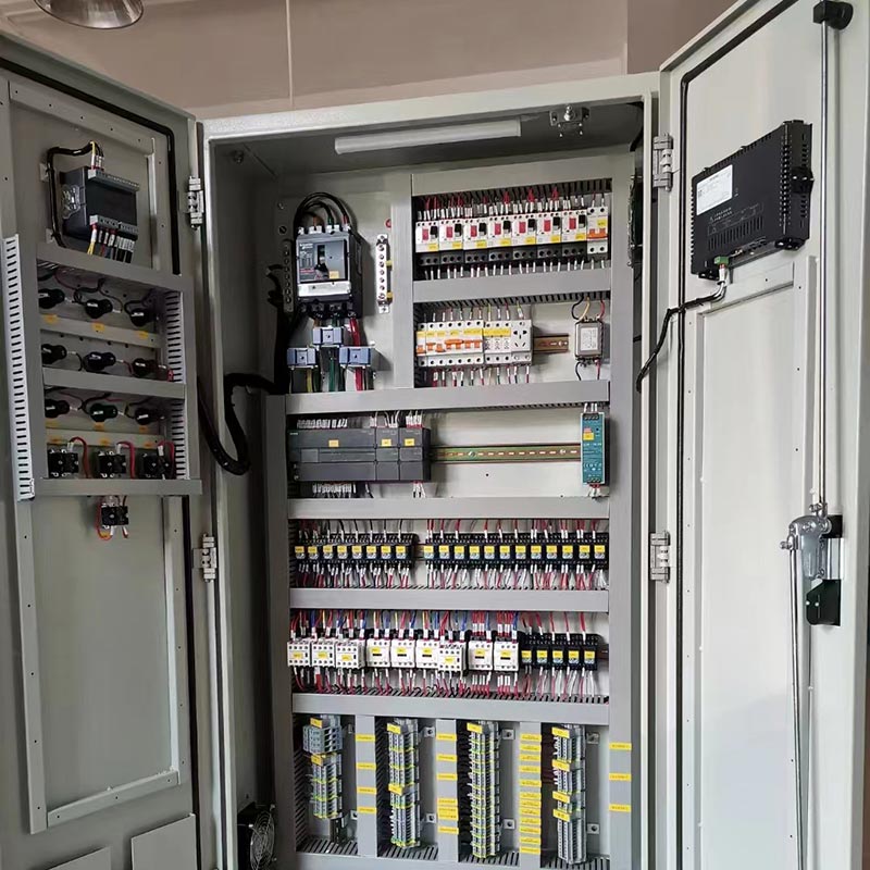 PLC变频调速污水处理配电柜-软启动自动化编程定制配电箱