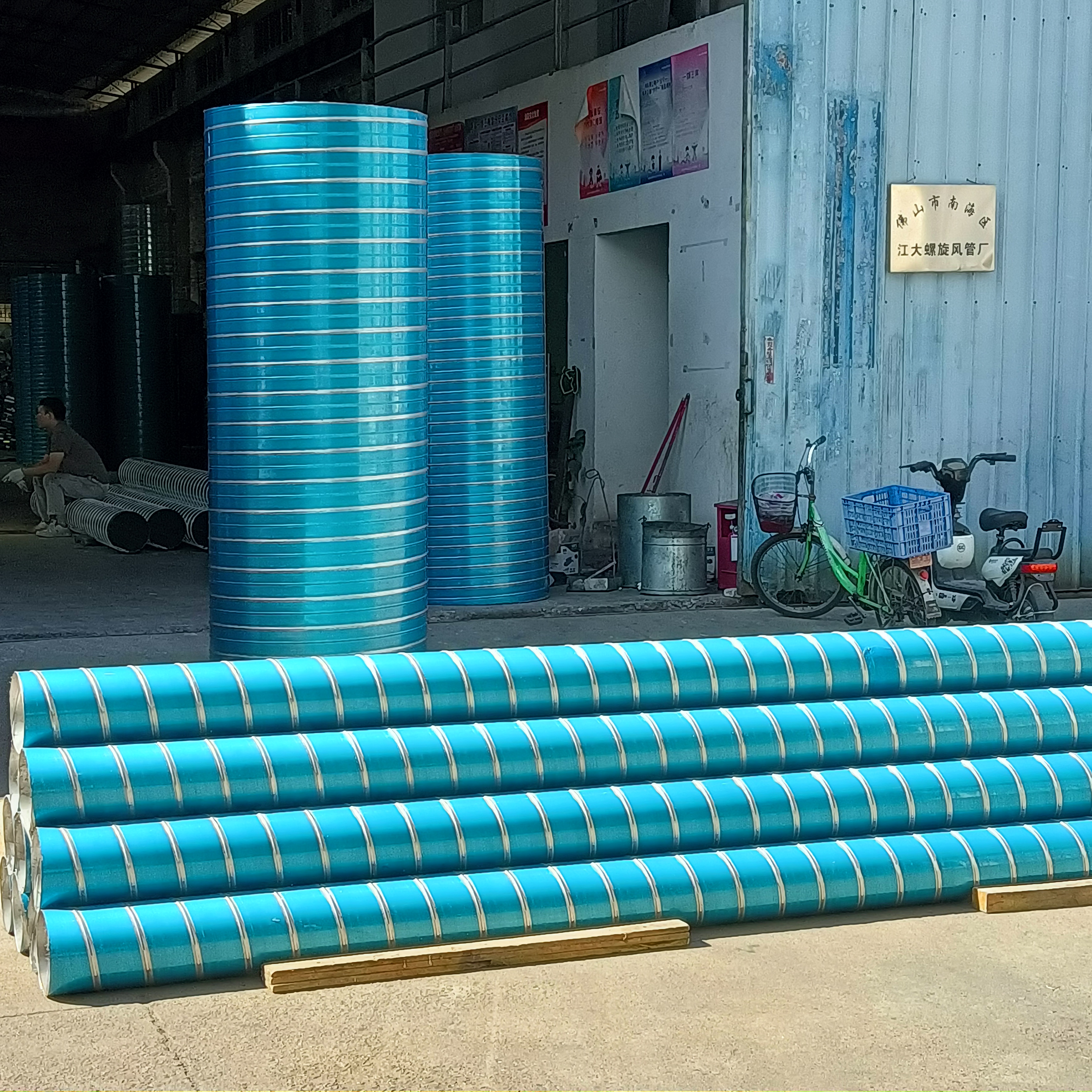 广东专业镀锌板风管 不锈钢螺旋风管生产厂家图片