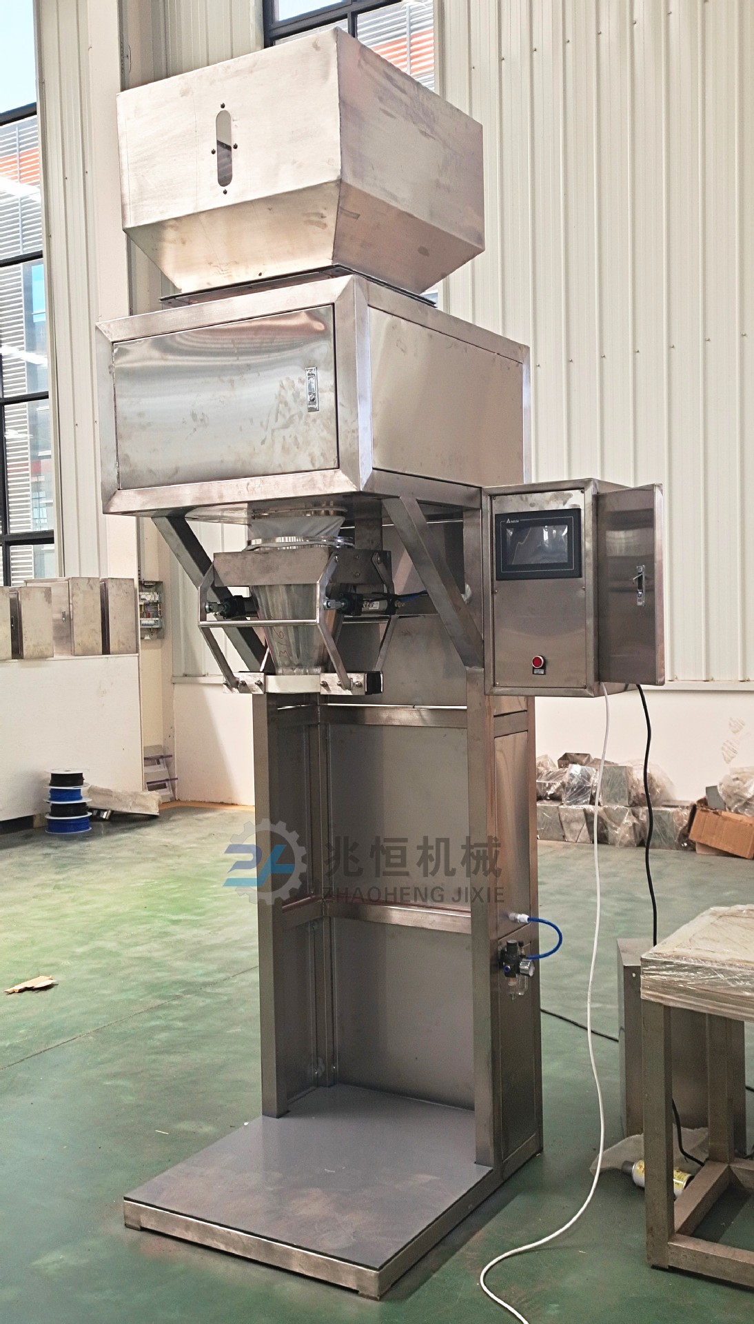 郑州市大米电子自动包装秤 颗粒25公斤厂家大米电子自动包装秤 颗粒25公斤