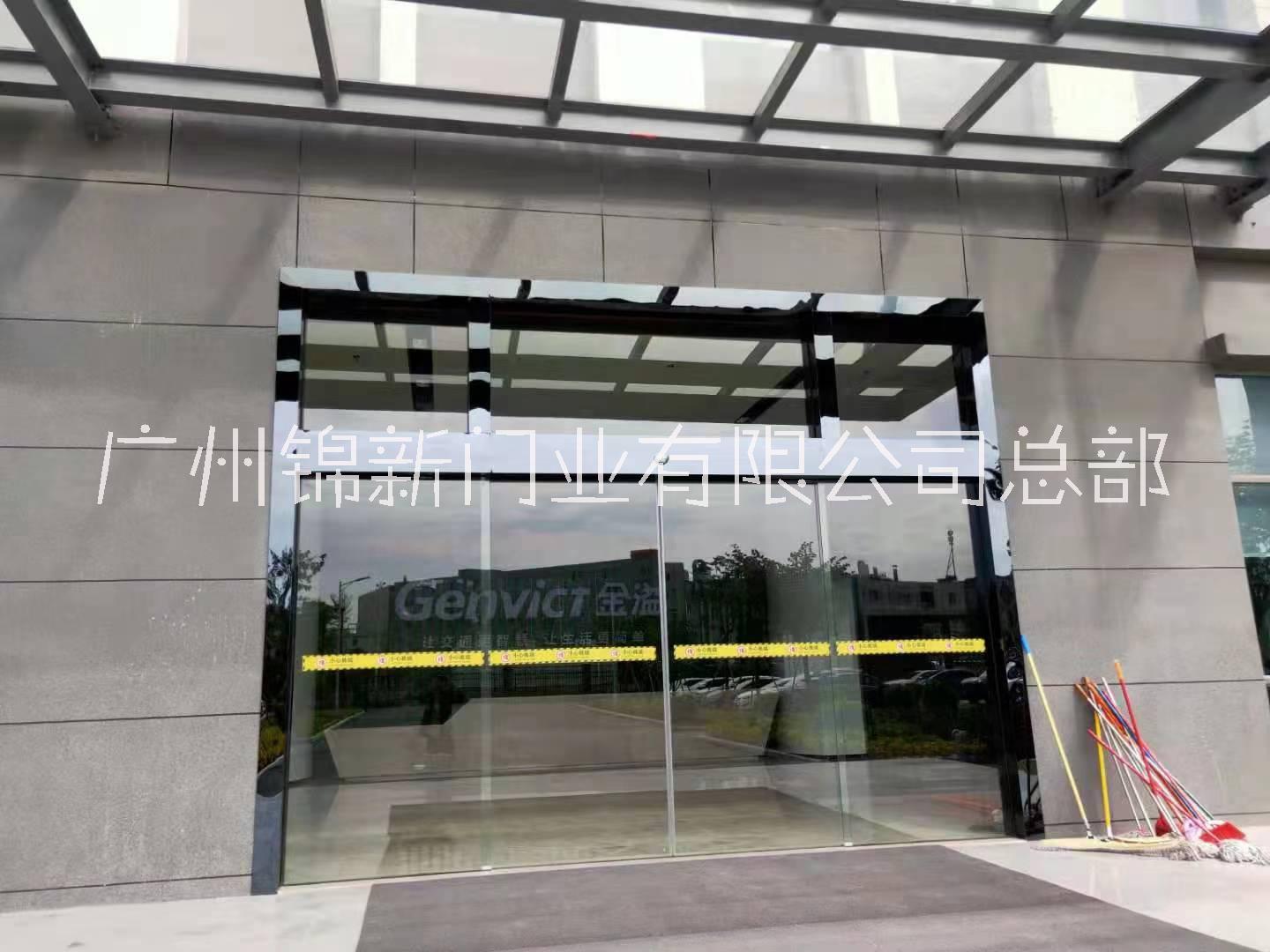 玻璃电动门工程价、广州玻璃电动门公司