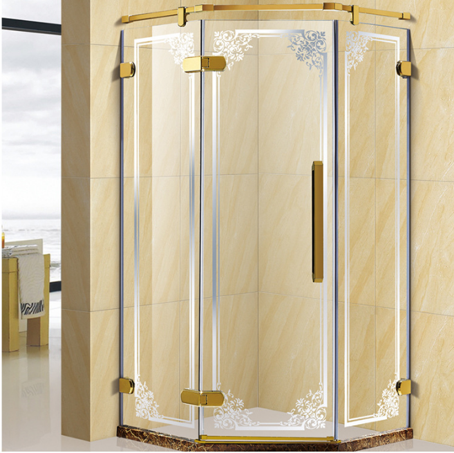 广东酒店公寓简易淋浴房厂家定制 304不锈钢卫生间浴室玻璃隔断