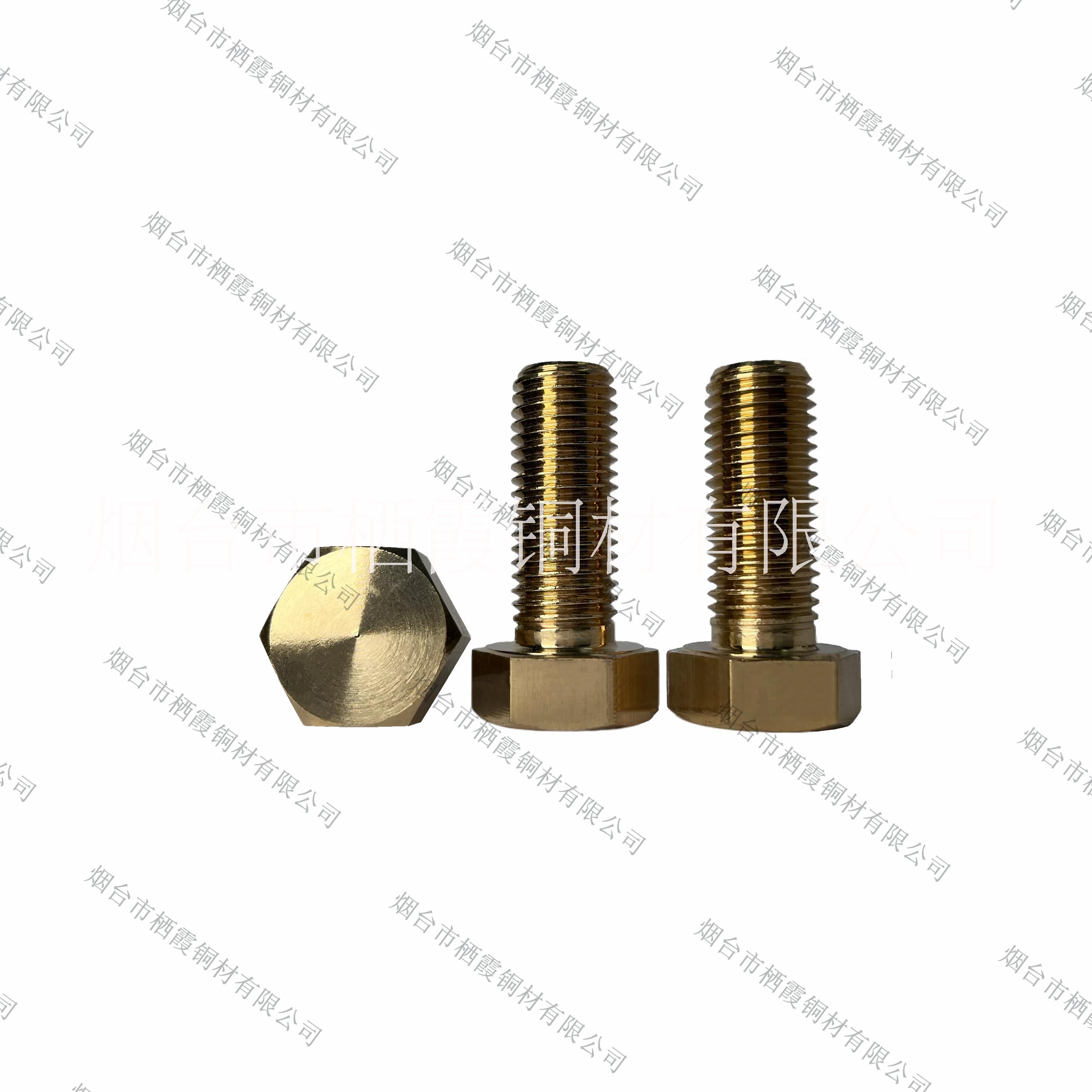 供应铝青铜六角螺栓 铝青铜螺丝 铝青铜螺钉 铝青铜螺杆图片