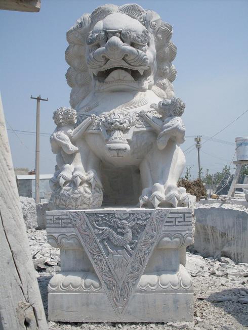 供应石狮、青石石狮、北京石狮、故宫石狮图片