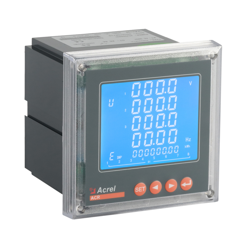 安科瑞ACR330ELH多功能电子电能表谐波质量分析仪全中文菜单表LED