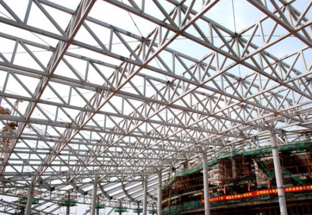 安装北京钢结构厂房框架，室内二层扩建，楼顶扩建加层