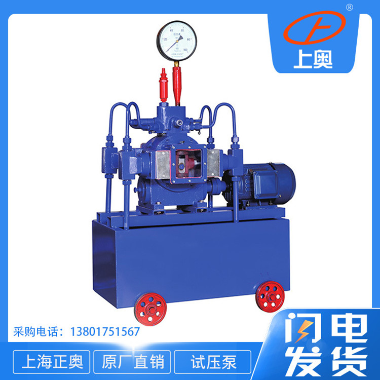 正奥泵业4DSY-22/63型电动试压泵铸铁材质水压测试泵