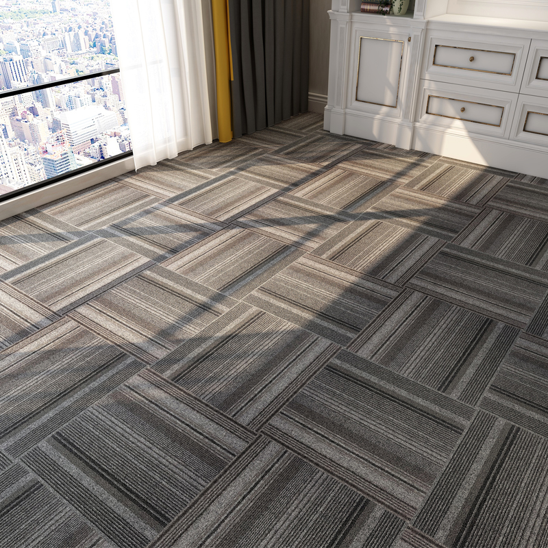 拼接地毯办公室直播间静音会议室商用方块地毯图片