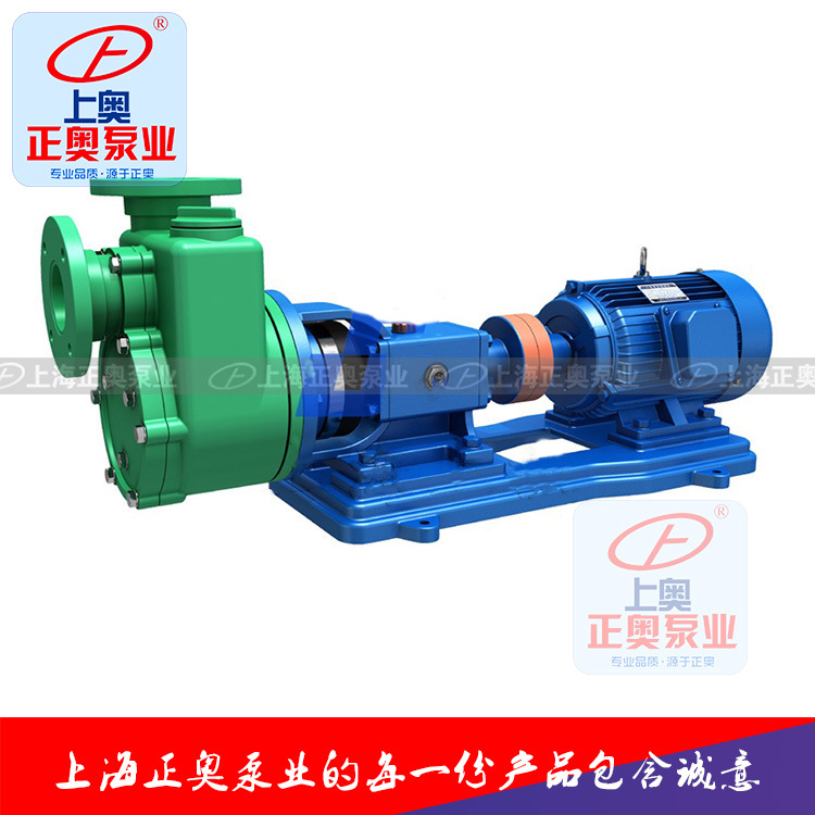 正奥泵业65FPZ-25型塑料自吸泵循环耐酸泵