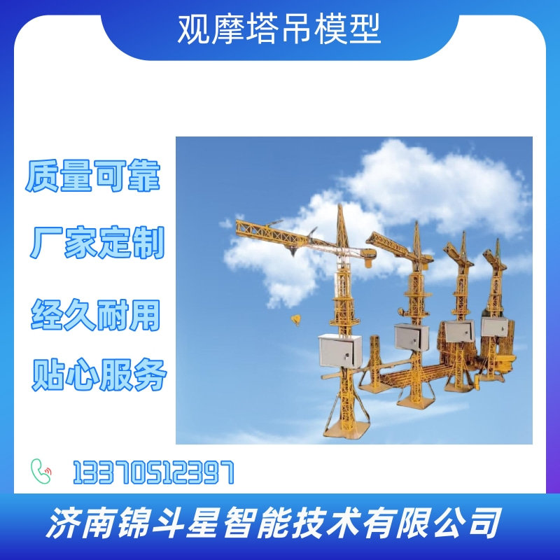 江苏南京观摩塔吊模型制作生产厂家价格 模拟真实施工 遥控模型图片