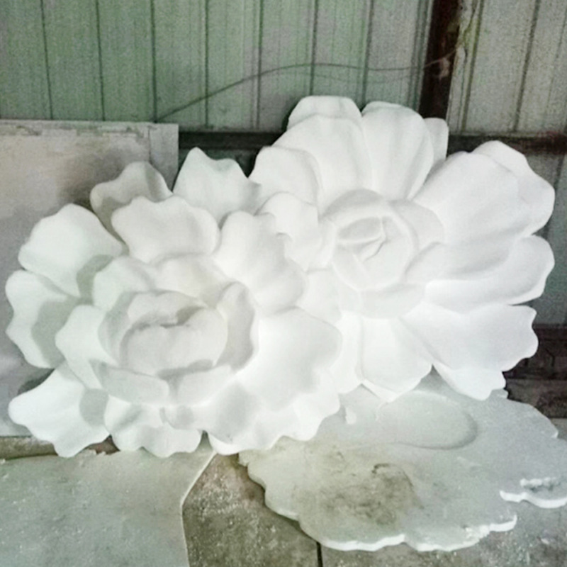 北京市泡沫雕塑厂家热销泡沫雕塑花朵泡沫雕塑景观花朵