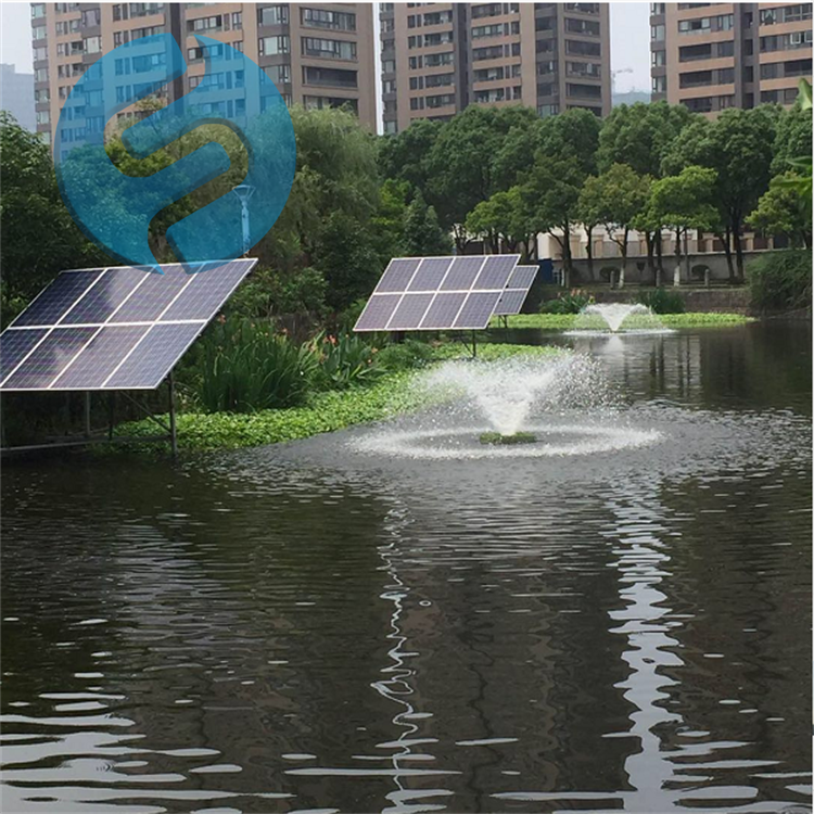 南京太阳能提水式喷泉曝气机设备厂家-直销-价格-供应图片