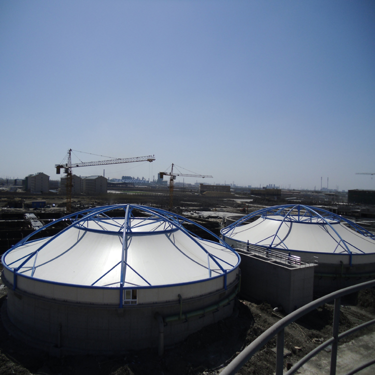 污水池膜结构棚定制-质量可靠-稳定耐用-包安装运输