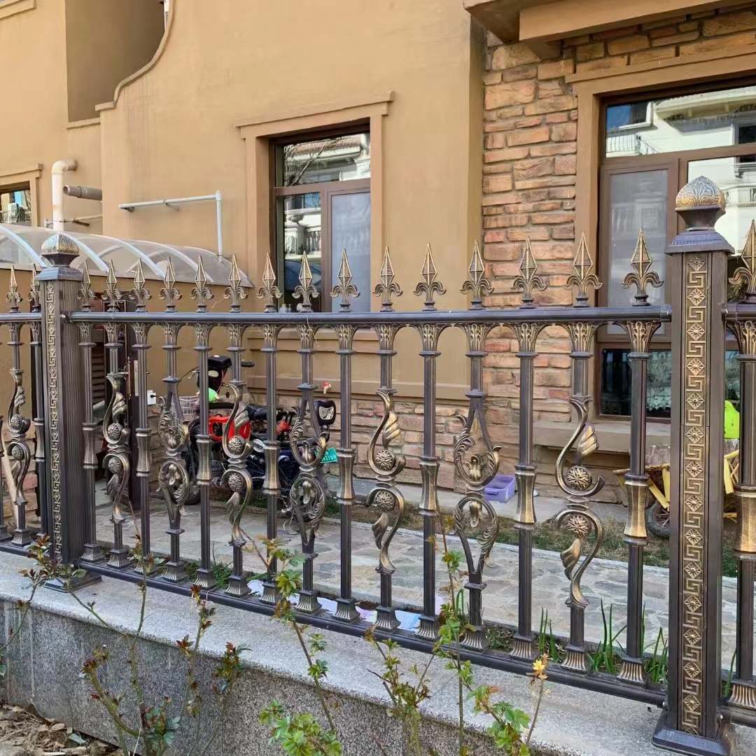 潍坊市隔离围栏厂家小区围墙铁艺护栏 别墅厂区隔离围栏 锌钢栅栏 坚固美观
