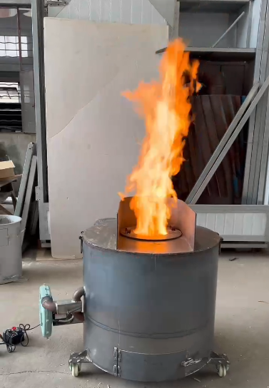 江西小型焚烧炉厂家，哪里有小型简易垃圾焚烧炉，厂家批发全自动型生物质气化炉图片