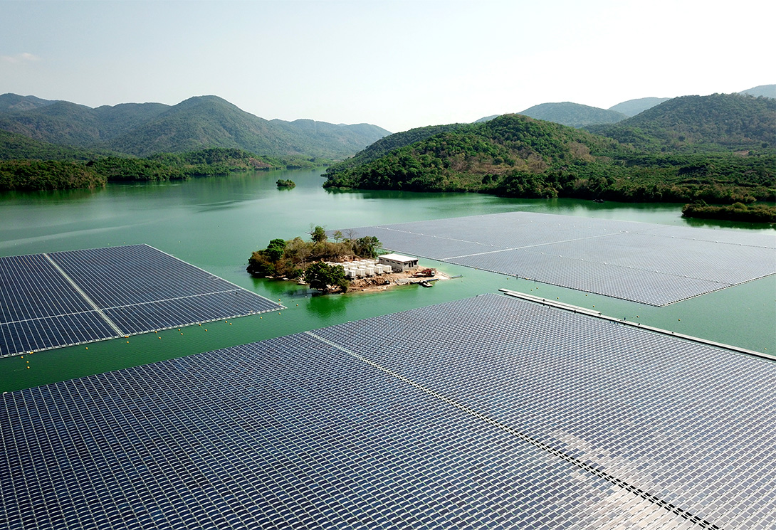 宁夏自治区太阳能水上漂浮电站solarpowerstation太阳能发电-寿命大于25年