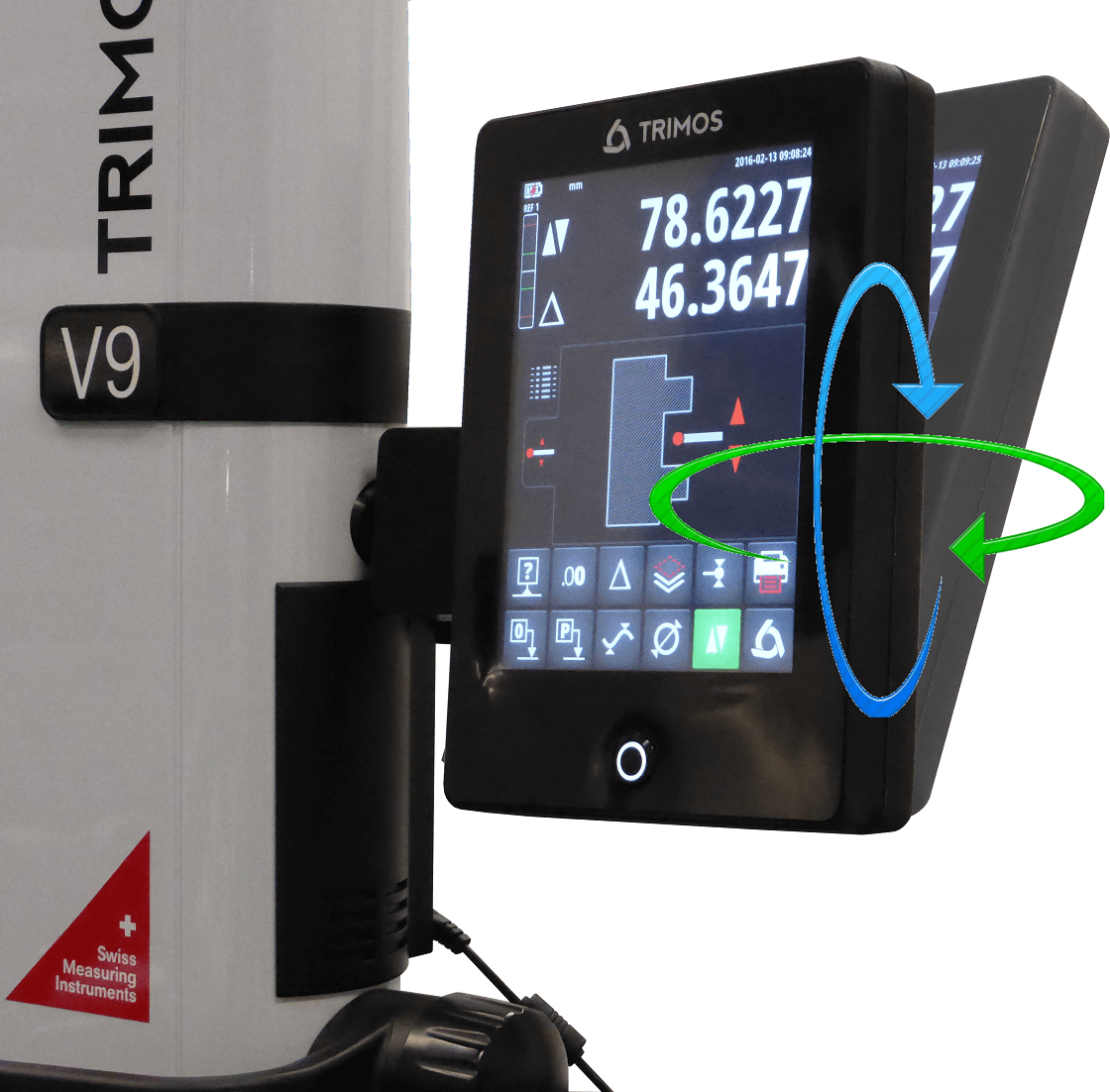 TRIMOS V7 测高仪瑞士丹青 TRIMOS V7 测高仪二维数显测高仪高度计 实验室 车间现场使用 瑞士进口