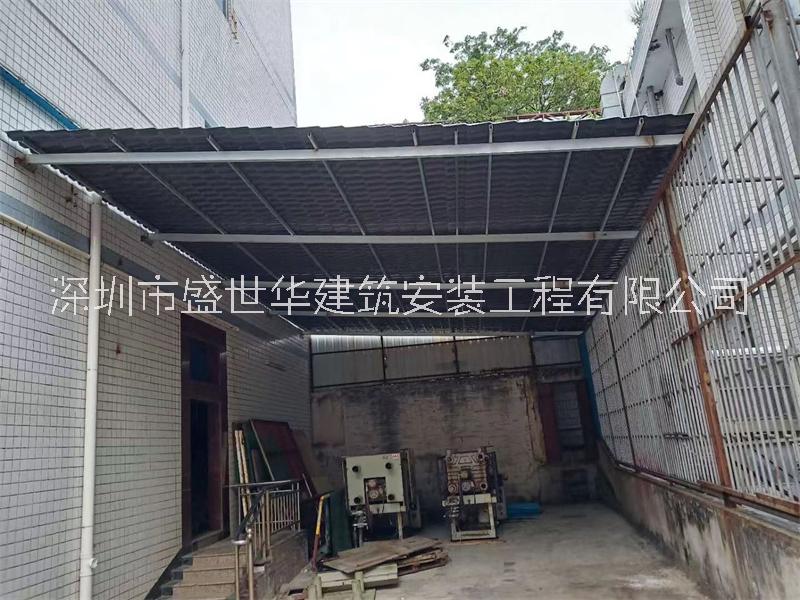 东莞防水雨篷定制安装 阳光雨篷安装厂家
